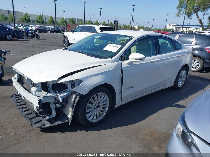 2013 FORD FUSION SE HYBRID - 3FA6P0LU6DR178107