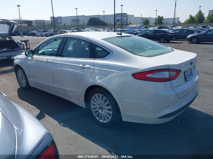 2013 FORD FUSION SE HYBRID - 3FA6P0LU6DR178107