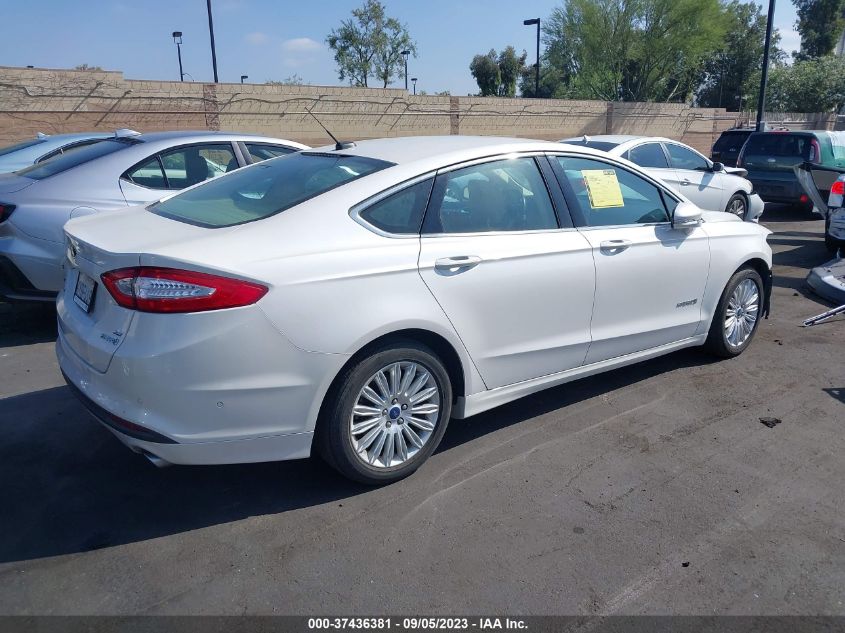 2013 FORD FUSION SE HYBRID - 3FA6P0LU6DR178107