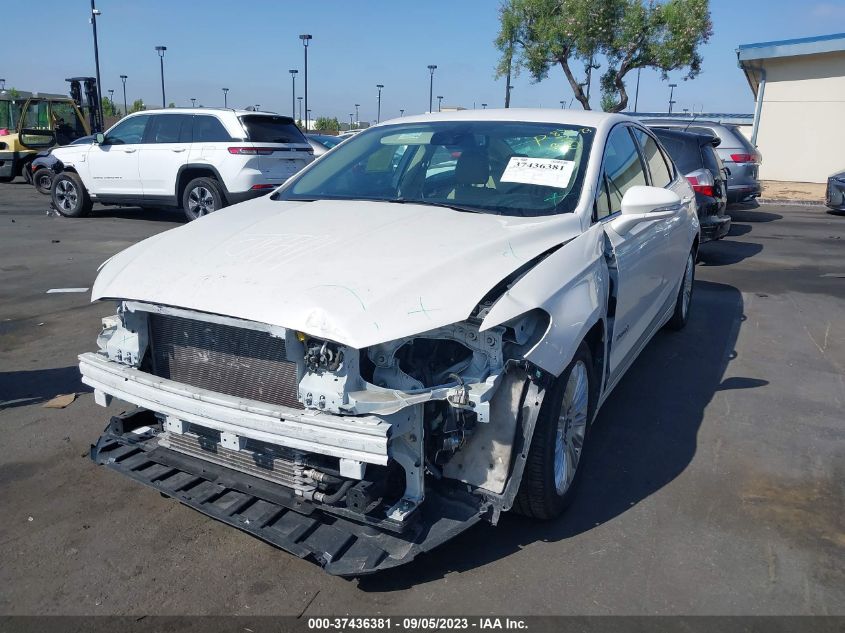 2013 FORD FUSION SE HYBRID - 3FA6P0LU6DR178107