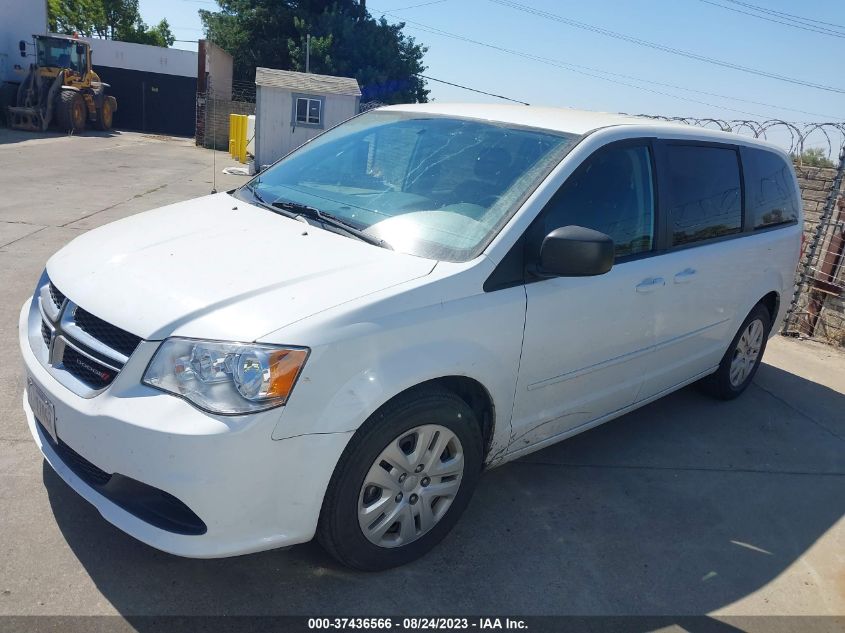 2016 DODGE GRAND CARAVAN SE - 2C4RDGBG1GR130335
