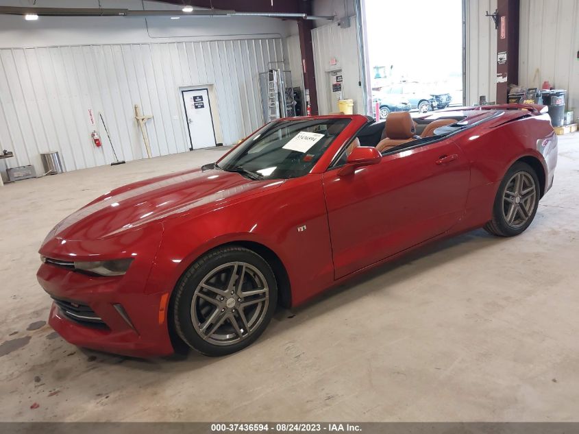 2016 CHEVROLET CAMARO 2LT - 1G1FD3DS2G0183657