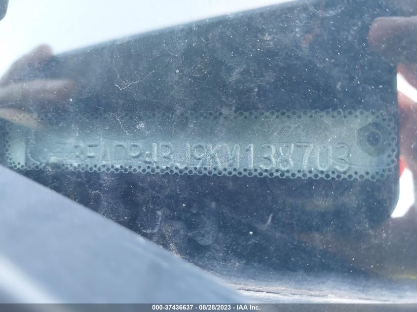 2019 FORD FIESTA SE - 3FADP4BJ9KM138703