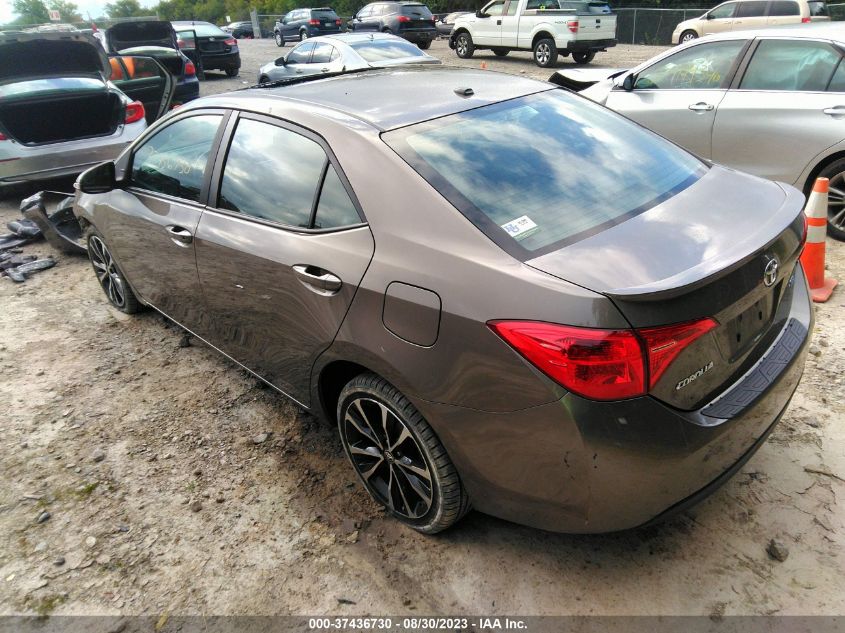 2017 TOYOTA COROLLA L/LE/XLE/SE - 2T1BURHE2HC900191