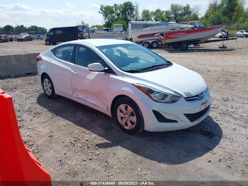 2016 HYUNDAI ELANTRA SE - 5NPDH4AE7GH725698