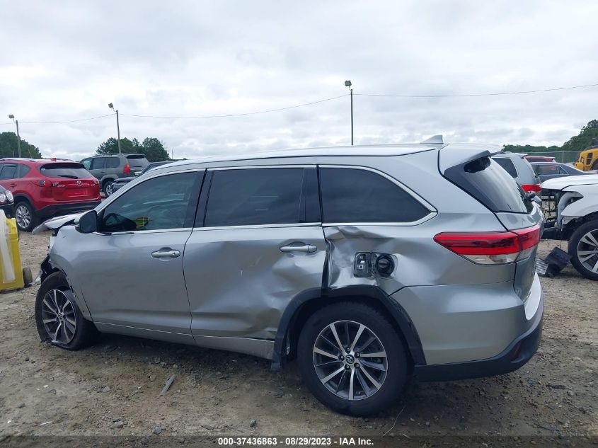 2017 TOYOTA HIGHLANDER XLE/SE - 5TDKZRFHXHS510932