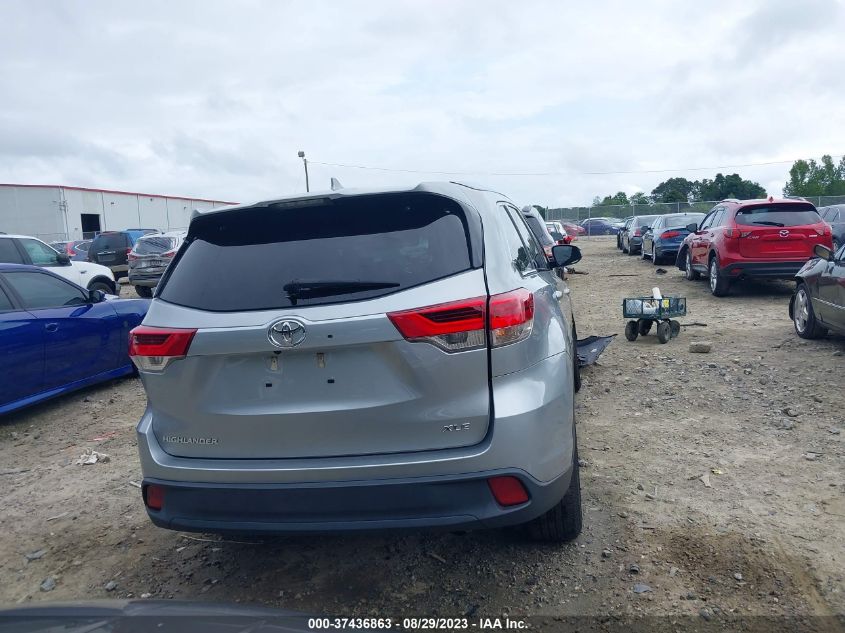 2017 TOYOTA HIGHLANDER XLE/SE - 5TDKZRFHXHS510932
