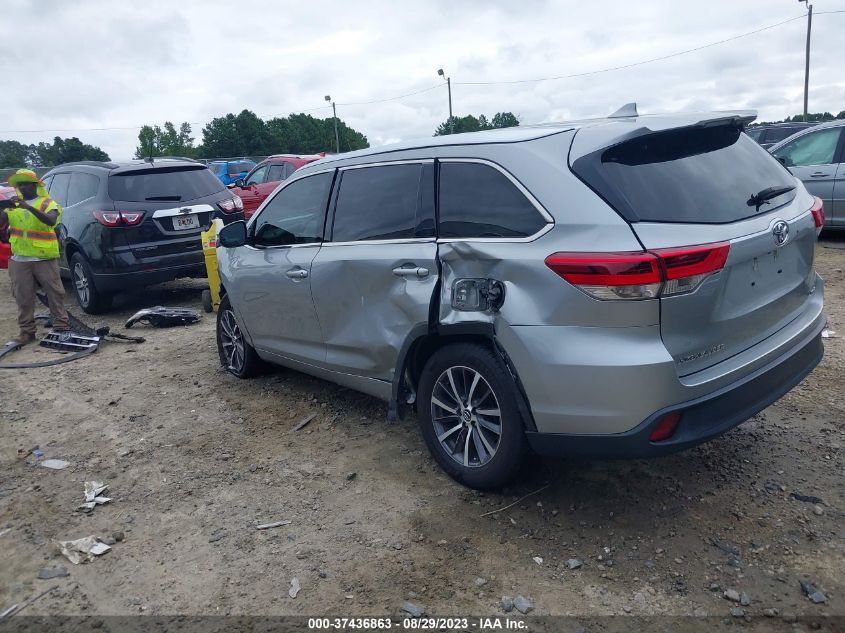 2017 TOYOTA HIGHLANDER XLE/SE - 5TDKZRFHXHS510932