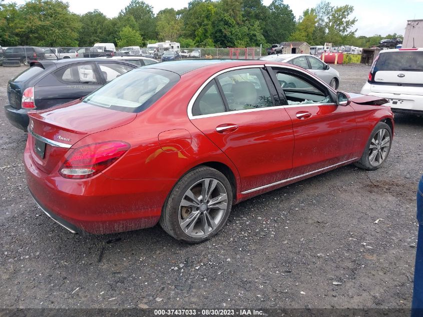 2016 MERCEDES-BENZ C-CLASS C 300 - 55SWF4KB2GU130421