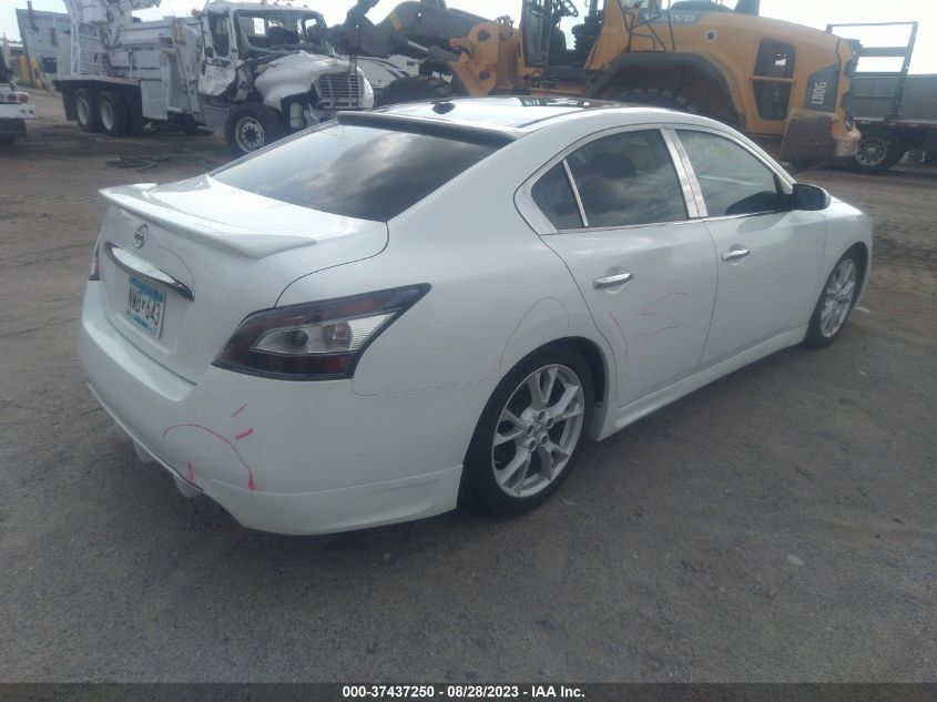 2014 NISSAN MAXIMA S/SV - 1N4AA5APXEC441429
