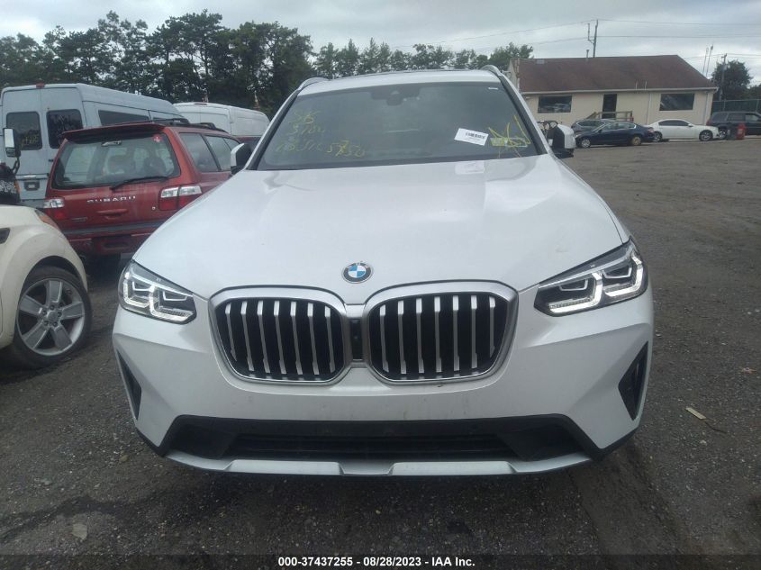 2023 BMW X3 XDRIVE30I - 5UX53DP02P9N73660