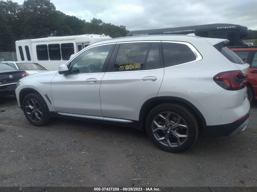2023 BMW X3 XDRIVE30I - 5UX53DP02P9N73660