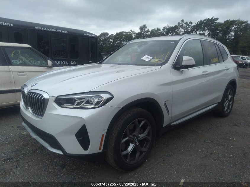 2023 BMW X3 XDRIVE30I - 5UX53DP02P9N73660