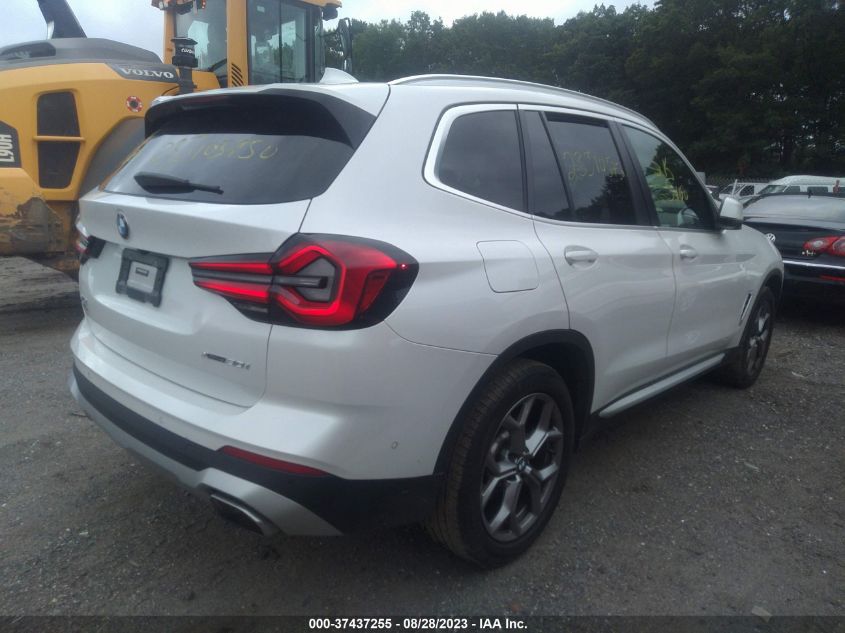 2023 BMW X3 XDRIVE30I - 5UX53DP02P9N73660