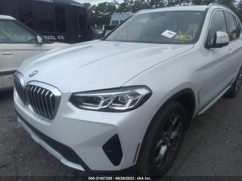 2023 BMW X3 XDRIVE30I - 5UX53DP02P9N73660