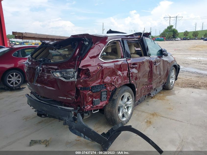 2014 TOYOTA HIGHLANDER LIMITED - 5TDDKRFH8ES006999
