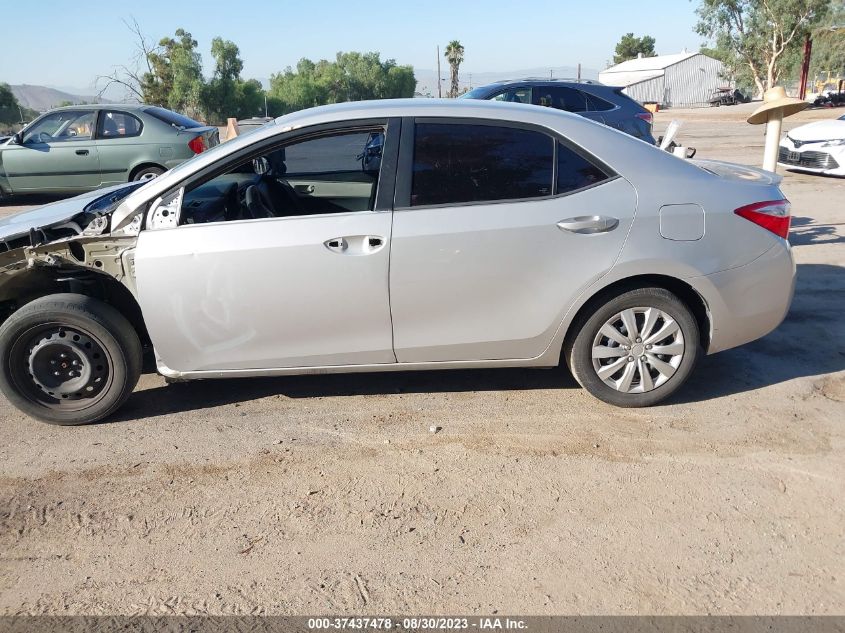 2014 TOYOTA COROLLA L/LE/S/S PLUS/LE PLUS - 5YFBURHE2EP078939