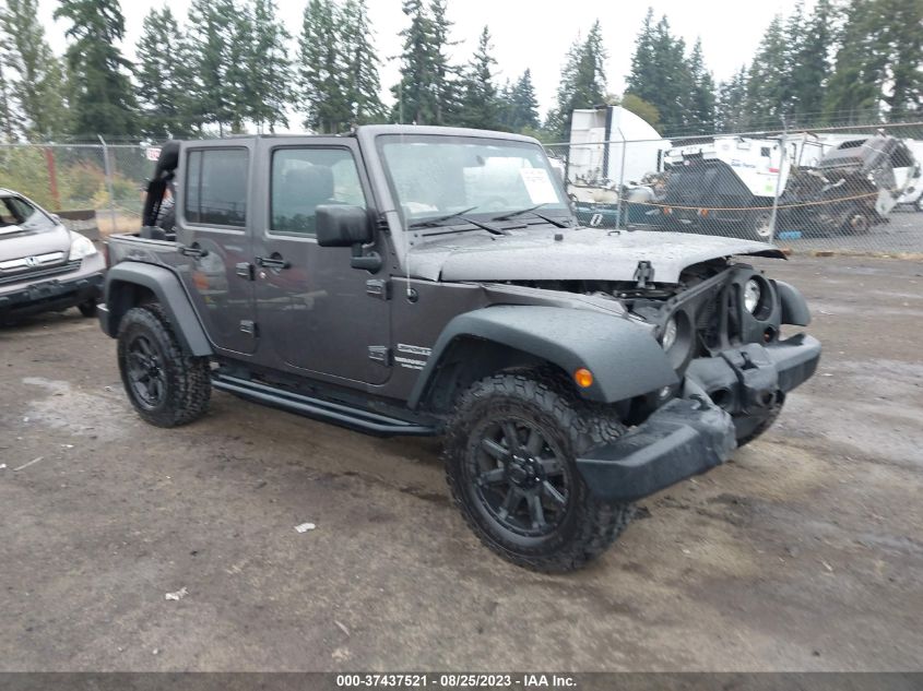 2014 JEEP WRANGLER UNLIMITED SPORT - 1C4BJWDG0EL258492