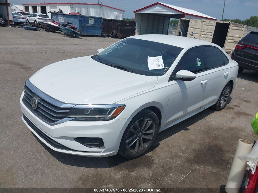 2020 VOLKSWAGEN PASSAT 2.0T S - 1VWAA7A38LC014666