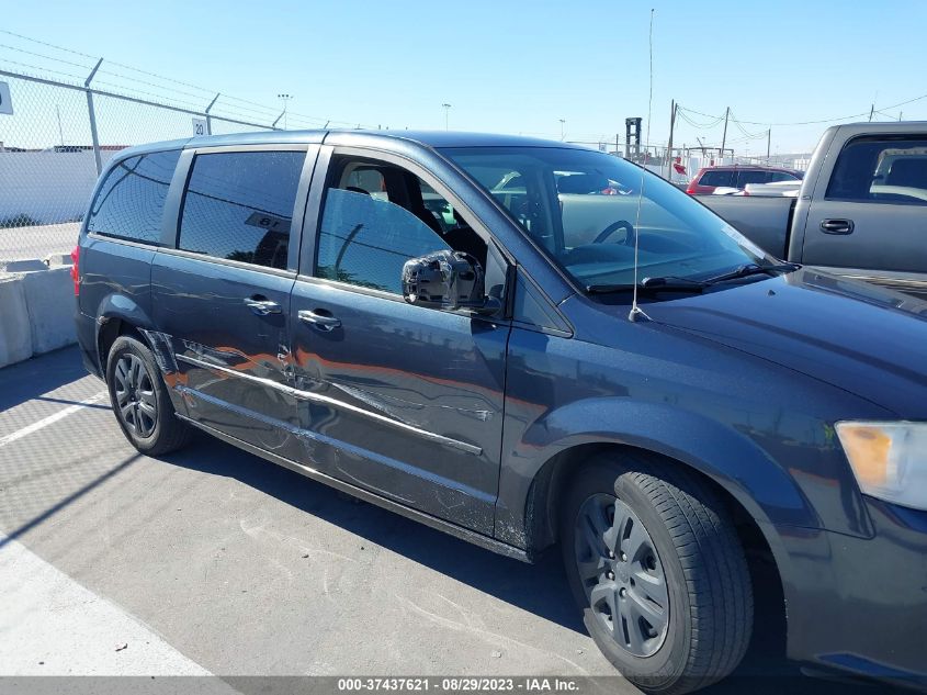 2014 DODGE GRAND CARAVAN SE - 2C4RDGBG9ER167081