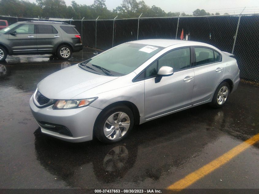 2013 HONDA CIVIC SDN LX - 2HGFB2F57DH601492