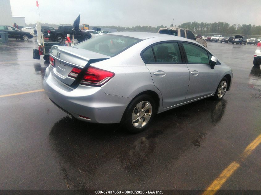 2013 HONDA CIVIC SDN LX - 2HGFB2F57DH601492