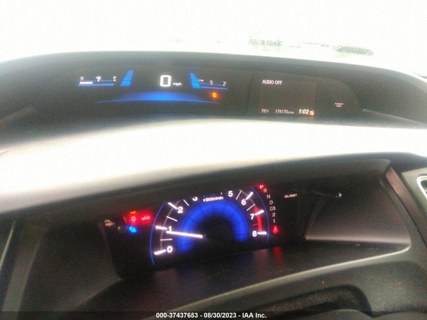 2013 HONDA CIVIC SDN LX - 2HGFB2F57DH601492