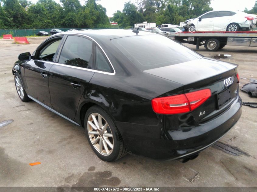 2014 AUDI A4 PREMIUM PLUS - WAUFFAFL1EN005117