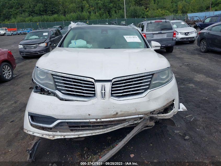 2016 LINCOLN MKX SELECT - 2LMPJ8KP5GBL22985
