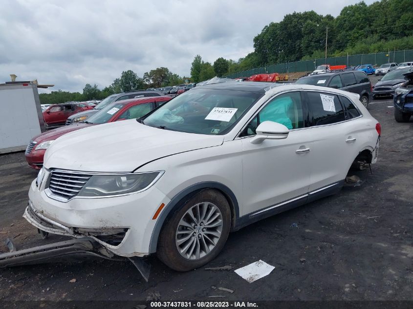 2016 LINCOLN MKX SELECT - 2LMPJ8KP5GBL22985