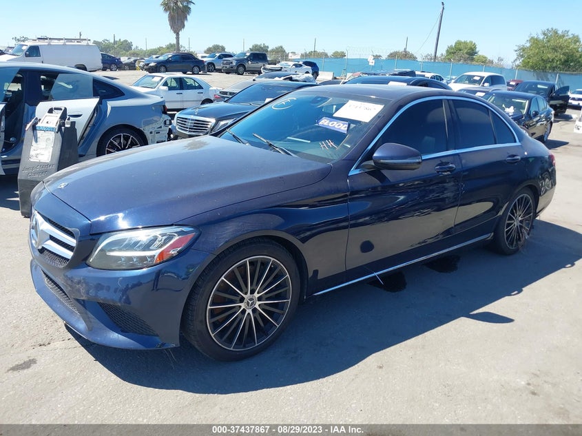 VIN 55SWF8DB3KU298047 2019 MERCEDES-BENZ C-CLASS C 300