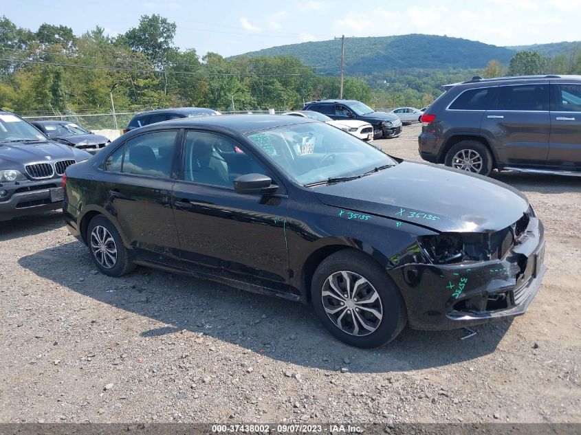 2013 VOLKSWAGEN JETTA SEDAN BASE/S/S W/SUNROOF - 3VW2K7AJ3DM310646