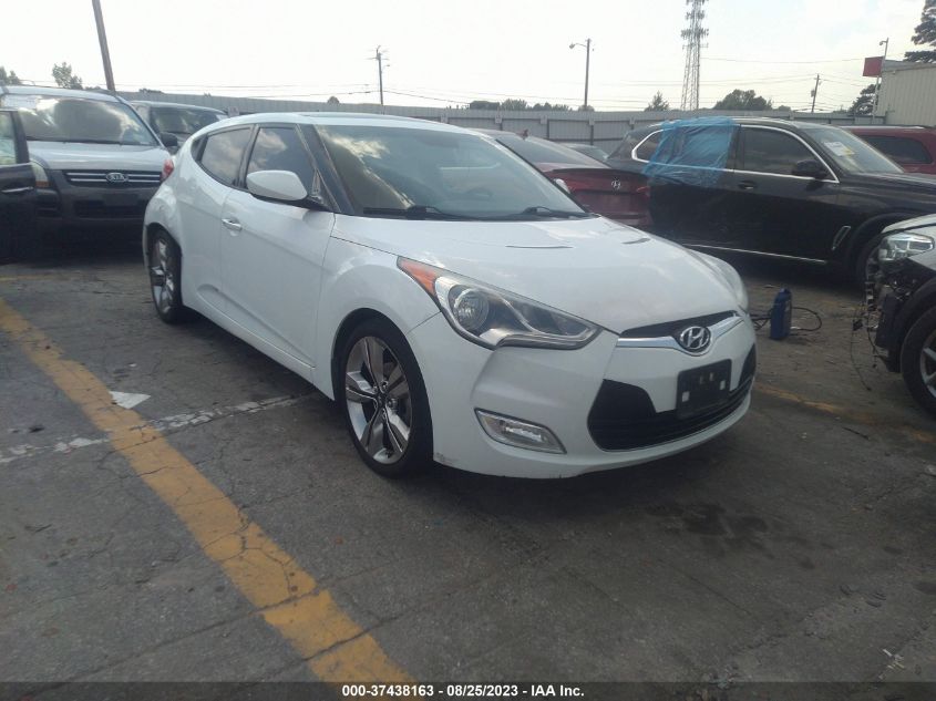 2013 HYUNDAI VELOSTER W/GRAY INT - KMHTC6AD9DU120897