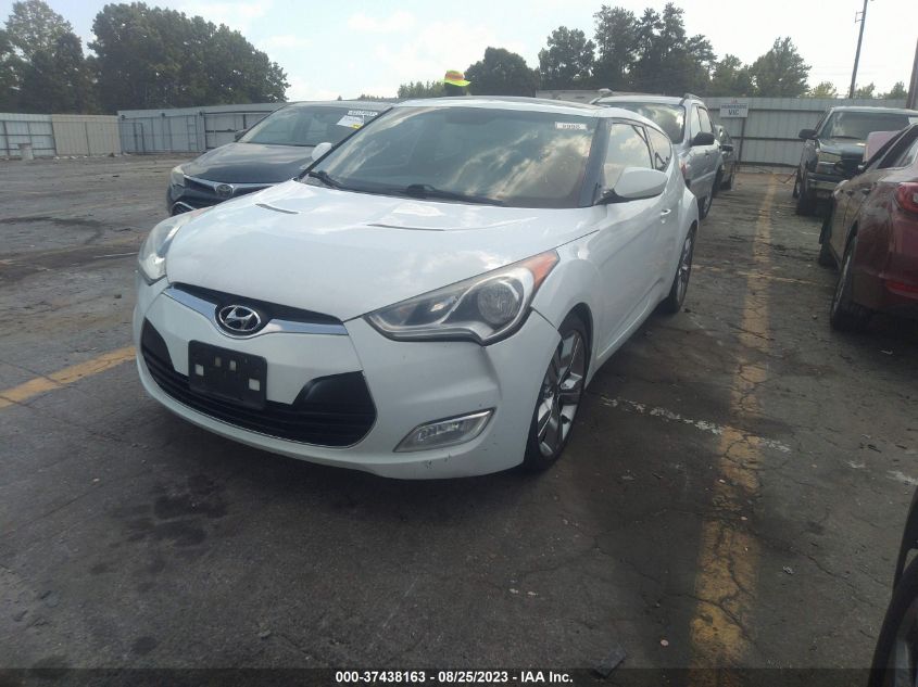 2013 HYUNDAI VELOSTER W/GRAY INT - KMHTC6AD9DU120897