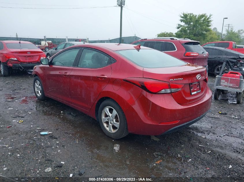 2015 HYUNDAI ELANTRA SE - 5NPDH4AE3FH645524
