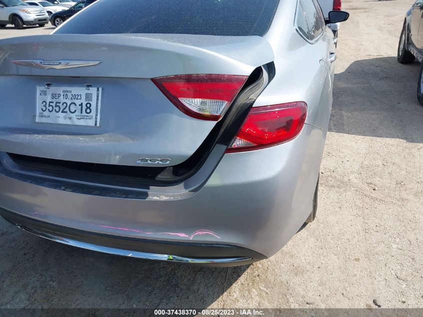 2015 CHRYSLER 200 LIMITED - 1C3CCCAB6FN657570