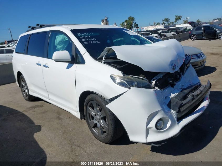 2017 TOYOTA SIENNA SE - 5TDXZ3DC3HS795421