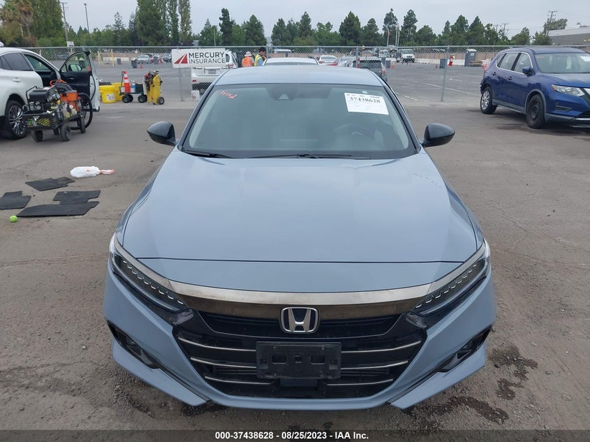 VIN 1HGCV1F42NA011986 2022 HONDA ACCORD SEDAN SPORT SE