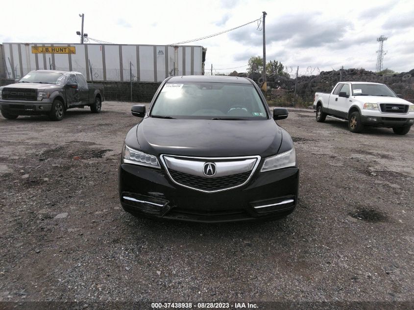 2015 ACURA MDX TECHNOLOGY - 5FRYD4H47FB006098