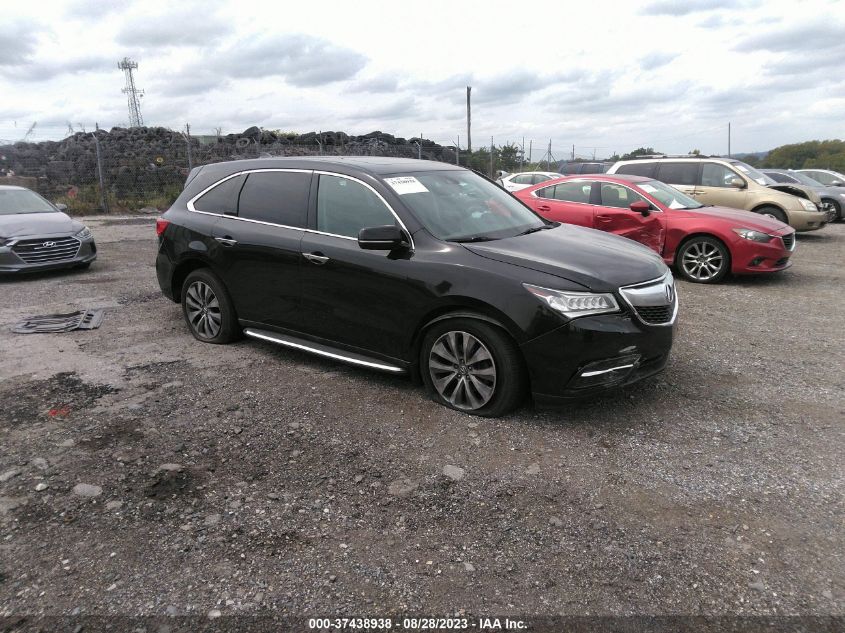 2015 ACURA MDX TECHNOLOGY - 5FRYD4H47FB006098