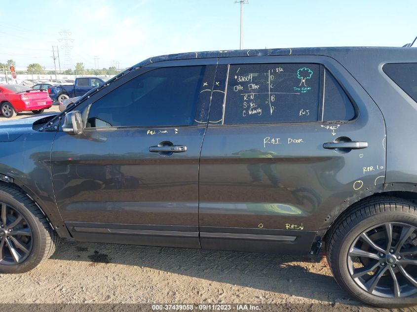 2018 FORD EXPLORER XLT - 1FM5K8D87JGB41635
