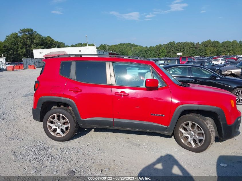 2016 JEEP RENEGADE LATITUDE - ZACCJBBT5GPD91048