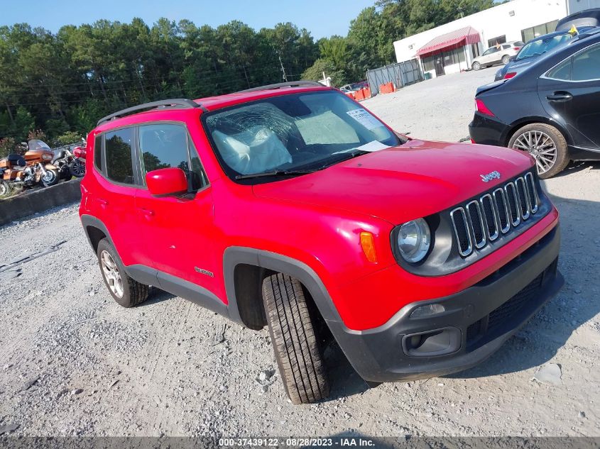 2016 JEEP RENEGADE LATITUDE - ZACCJBBT5GPD91048