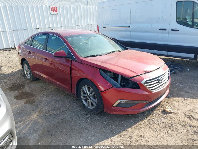 2015 HYUNDAI SONATA 2.4L SE - 5NPE24AF4FH130434