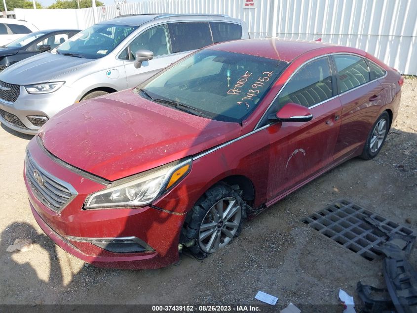 2015 HYUNDAI SONATA 2.4L SE - 5NPE24AF4FH130434