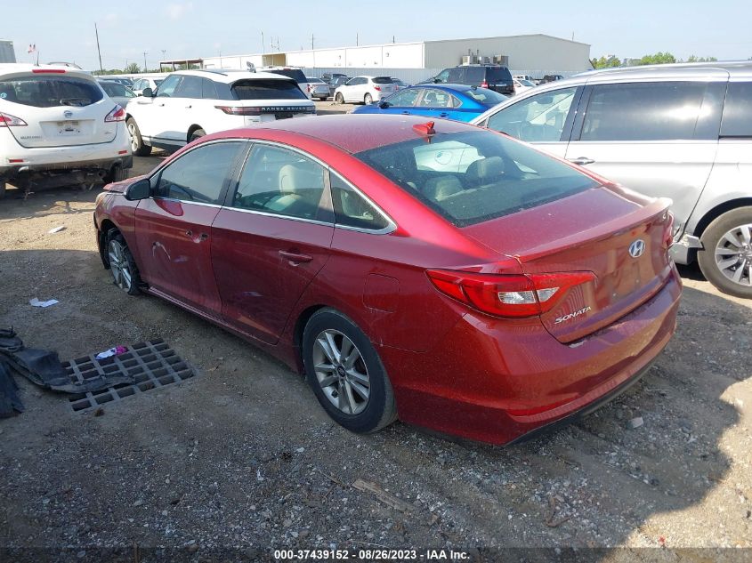 2015 HYUNDAI SONATA 2.4L SE - 5NPE24AF4FH130434