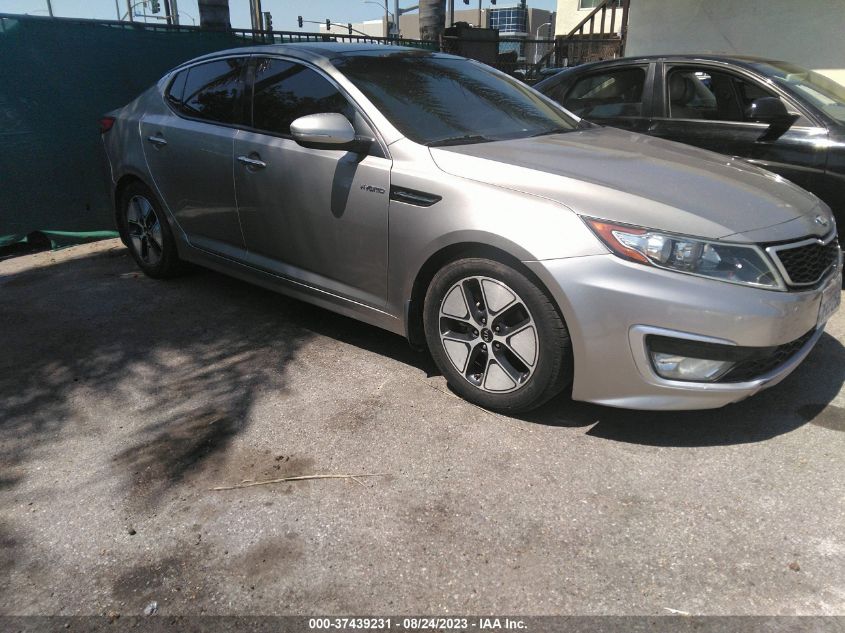 2013 KIA OPTIMA HYBRID EX - KNAGM4ADXD5058540