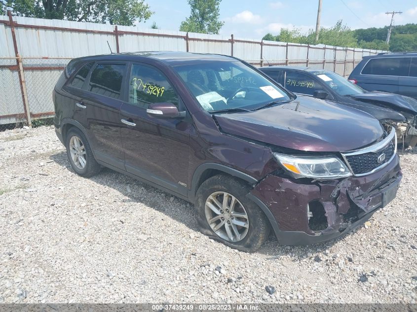 2014 KIA SORENTO LX - 5XYKTCA67EG509458