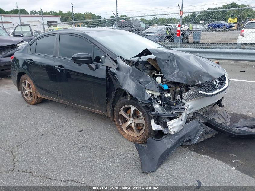 2015 HONDA CIVIC SEDAN SE - 2HGFB2F70FH548137