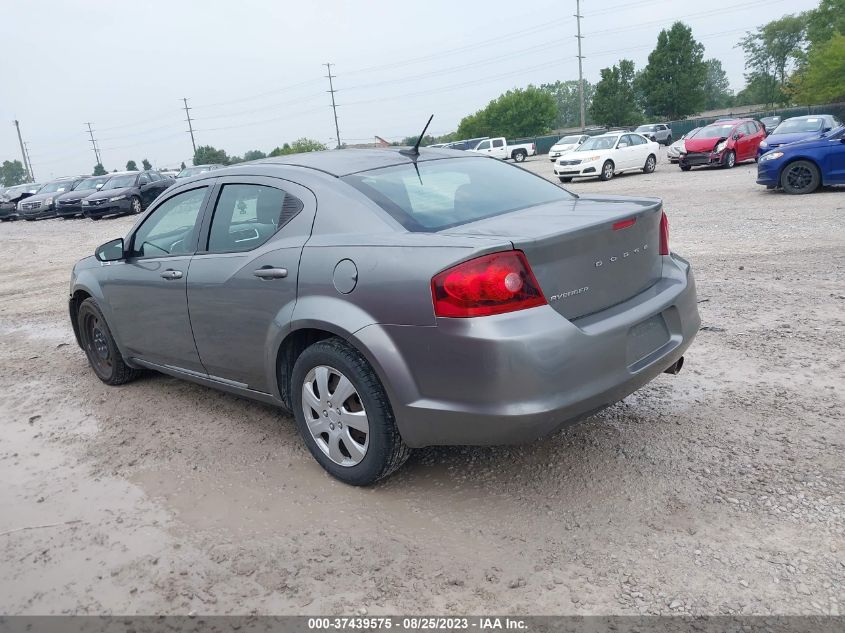 2013 DODGE AVENGER SE - 1C3CDZAB8DN755903